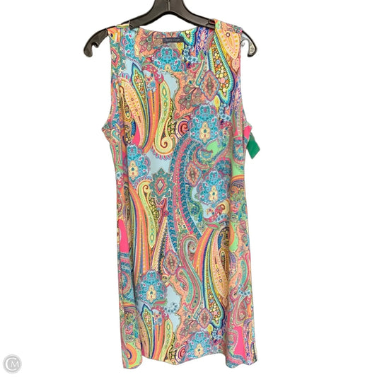 Dress Casual Midi By Tommy Hilfiger In Multi-colored, Size: 8