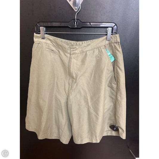 Shorts By Oleg Cassini In Green, Size: M