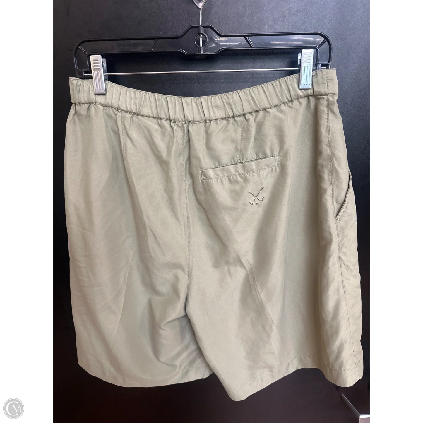 Shorts By Oleg Cassini In Green, Size: M