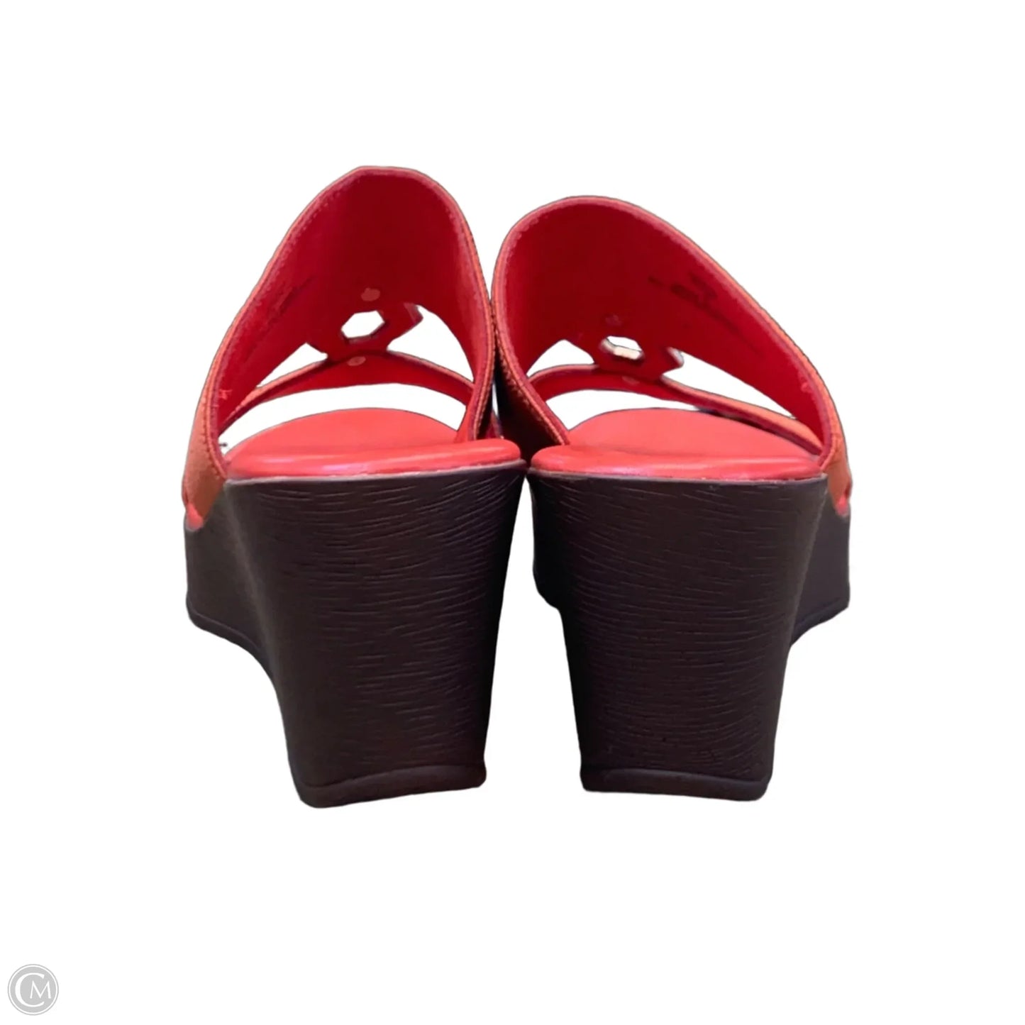 Shoes Heels Wedge By Cmf In Red, Size: 8