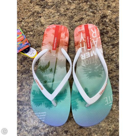Sandals Flip Flops By Cmf In Multi-colored, Size: 8