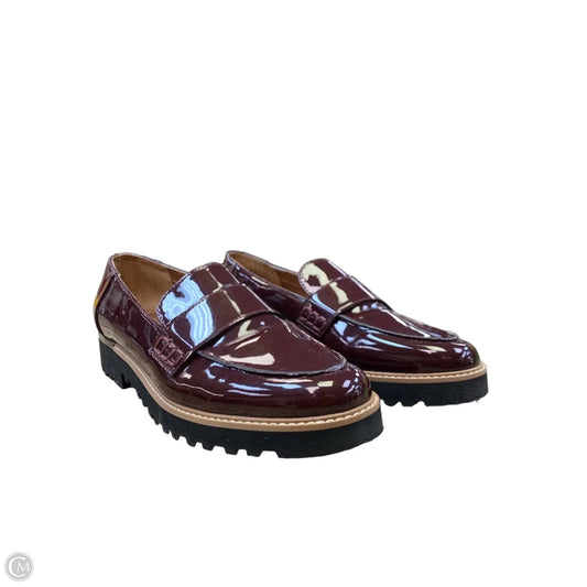 Shoes Flats By Franco Sarto In Maroon, Size: 7.5