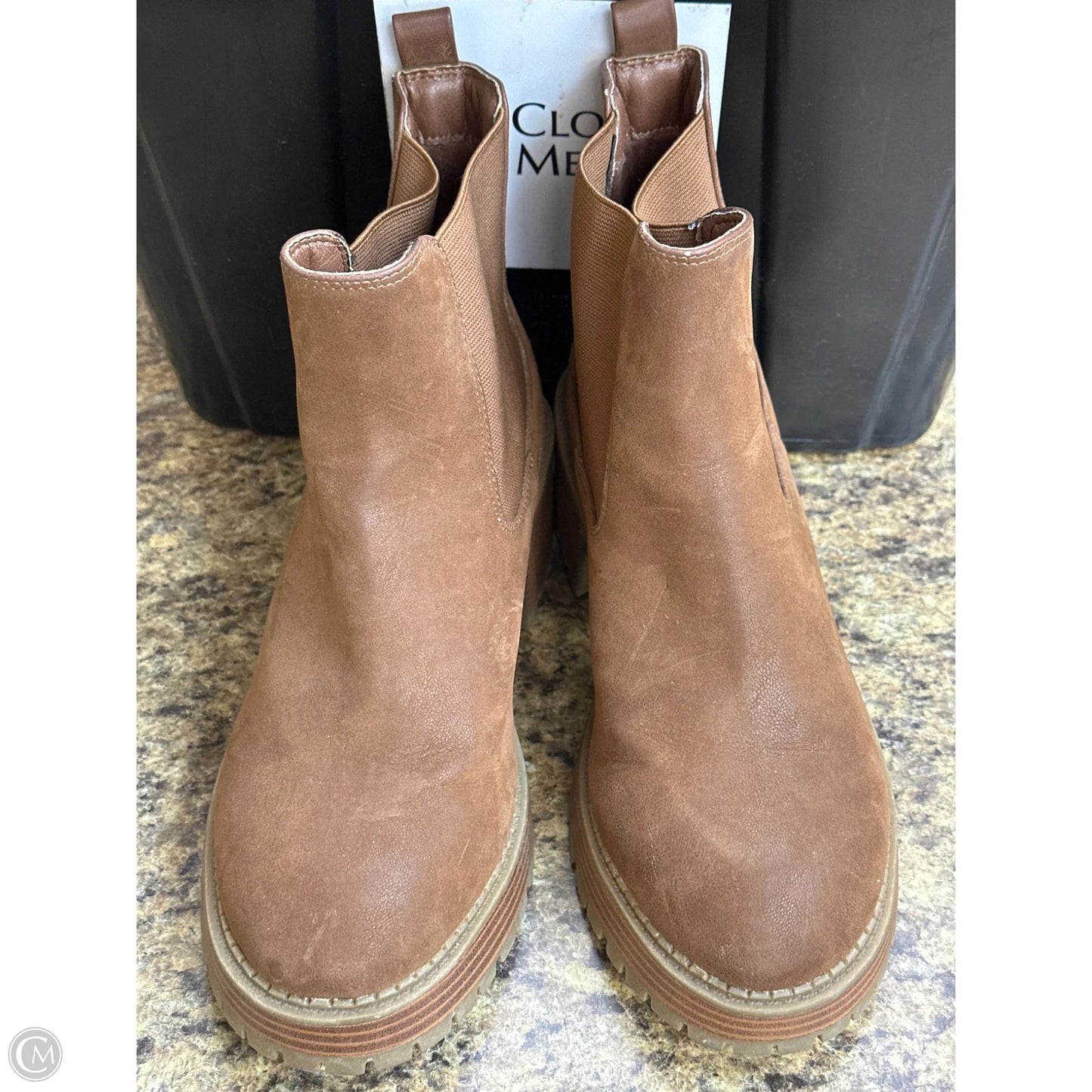 Boots Ankle Flats By Torrid In Brown, Size: 7.5