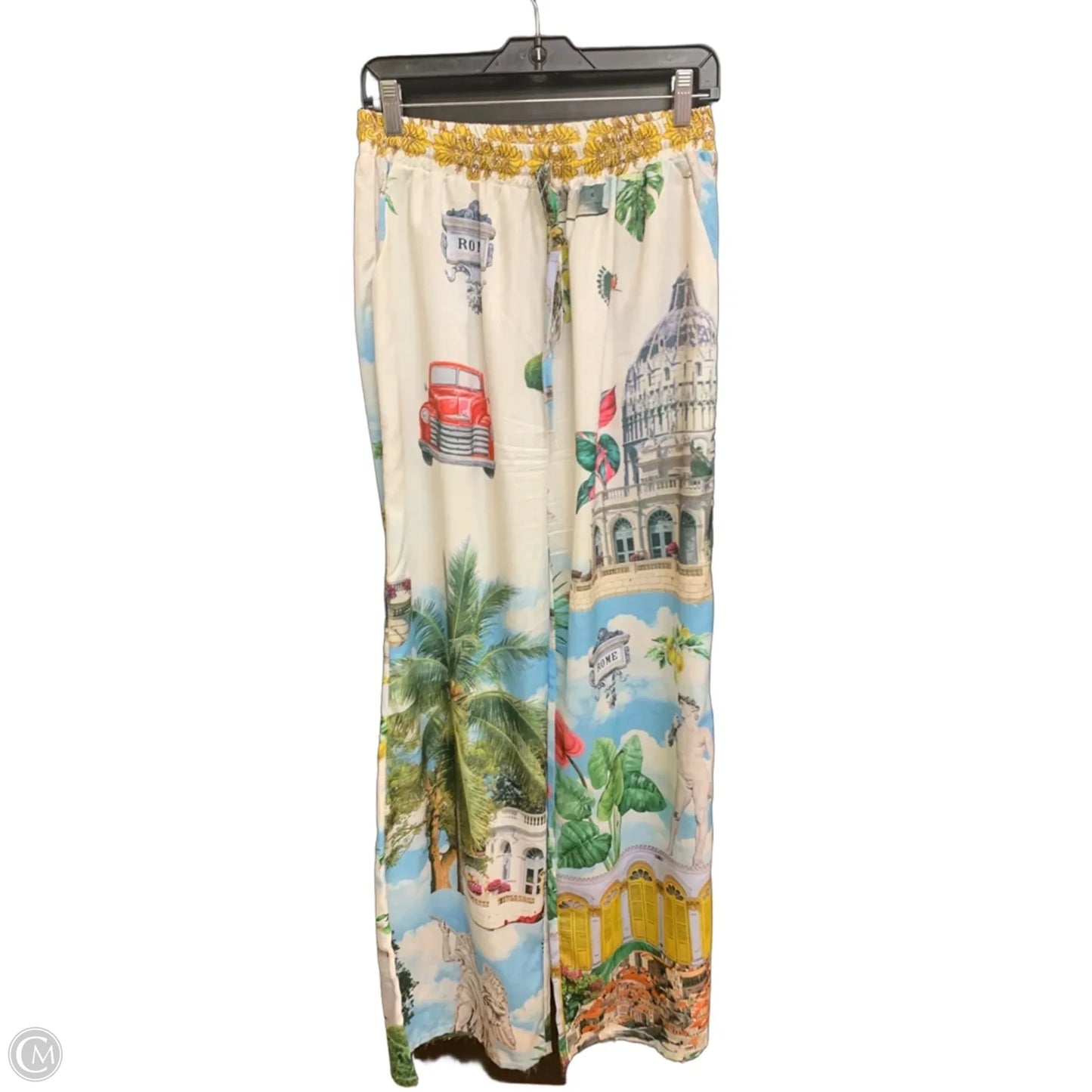 Pants Set 2pc By Cmc In Tropical Print, Size: L