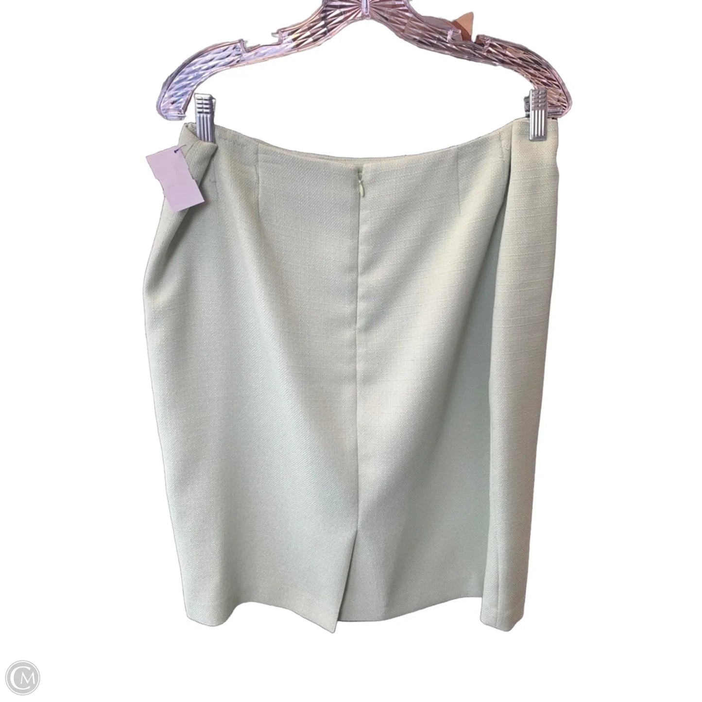 Skirt Suit 2pc By Kasper In Green, Size: 14