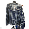 Jacket Windbreaker By J. Crew In Polkadot Pattern, Size: L
