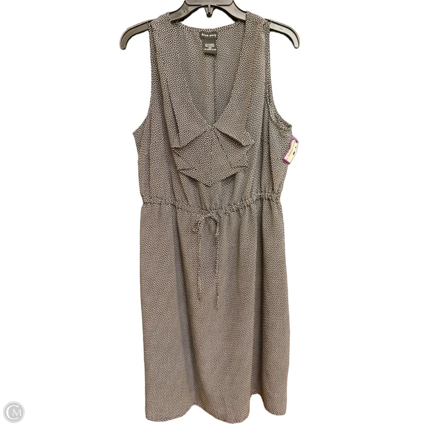 Dress Casual Midi By Cmf In Polkadot Pattern, Size: 18