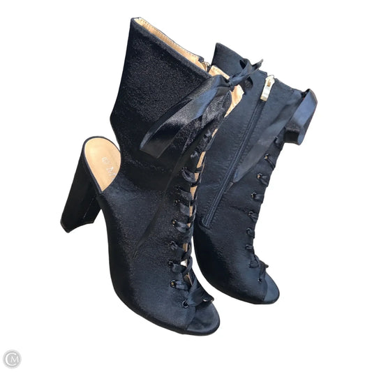 Boots Ankle Heels By Cmc In Black, Size: 10