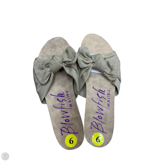 Sandals Flats By Blowfish In Tan, Size: 9