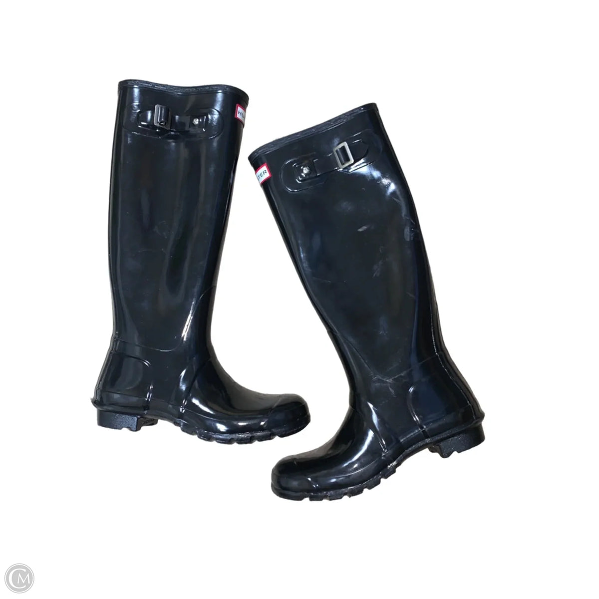 Boots Rain By Hunter In Black, Size: 6