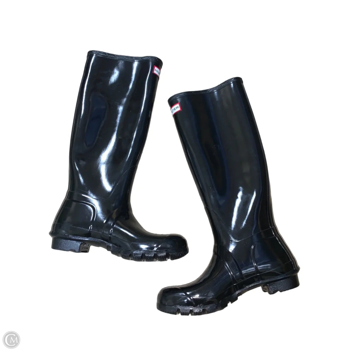 Boots Rain By Hunter In Black, Size: 6