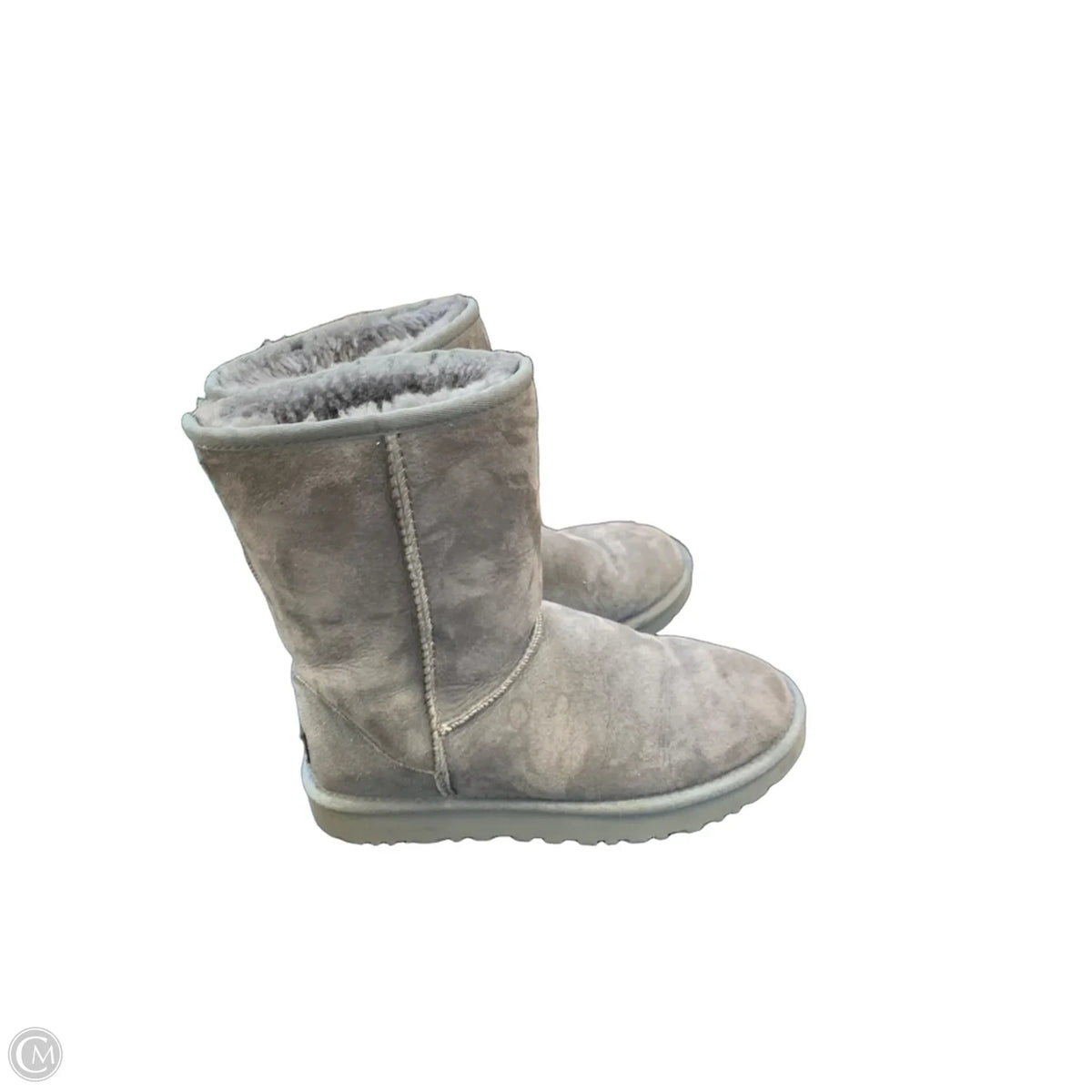 Boots Designer By Ugg In Grey, Size: 7