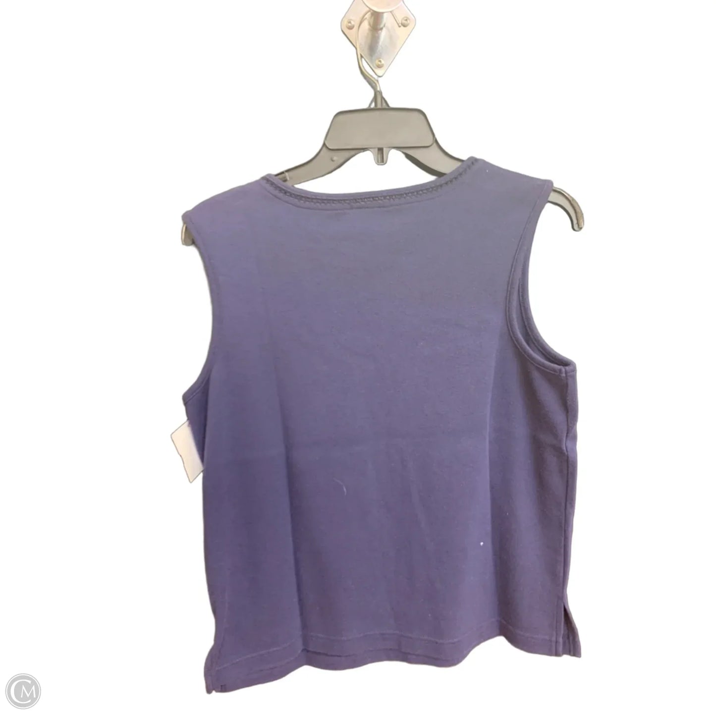 Top Sleeveless Basic By Bon Worth In Navy, Size: Xsp