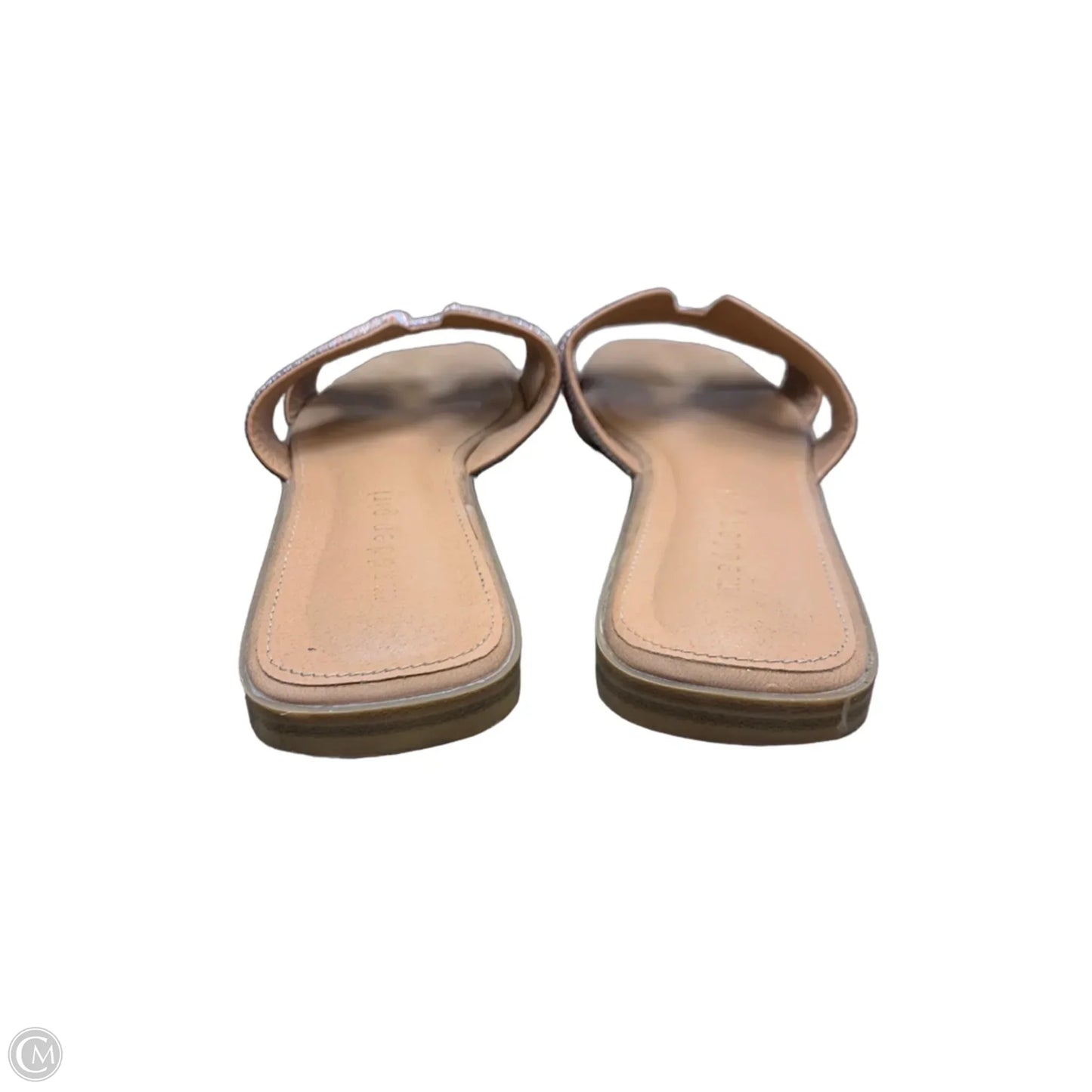 Sandals Flats By Madden Girl In Orange & Tan, Size: 9