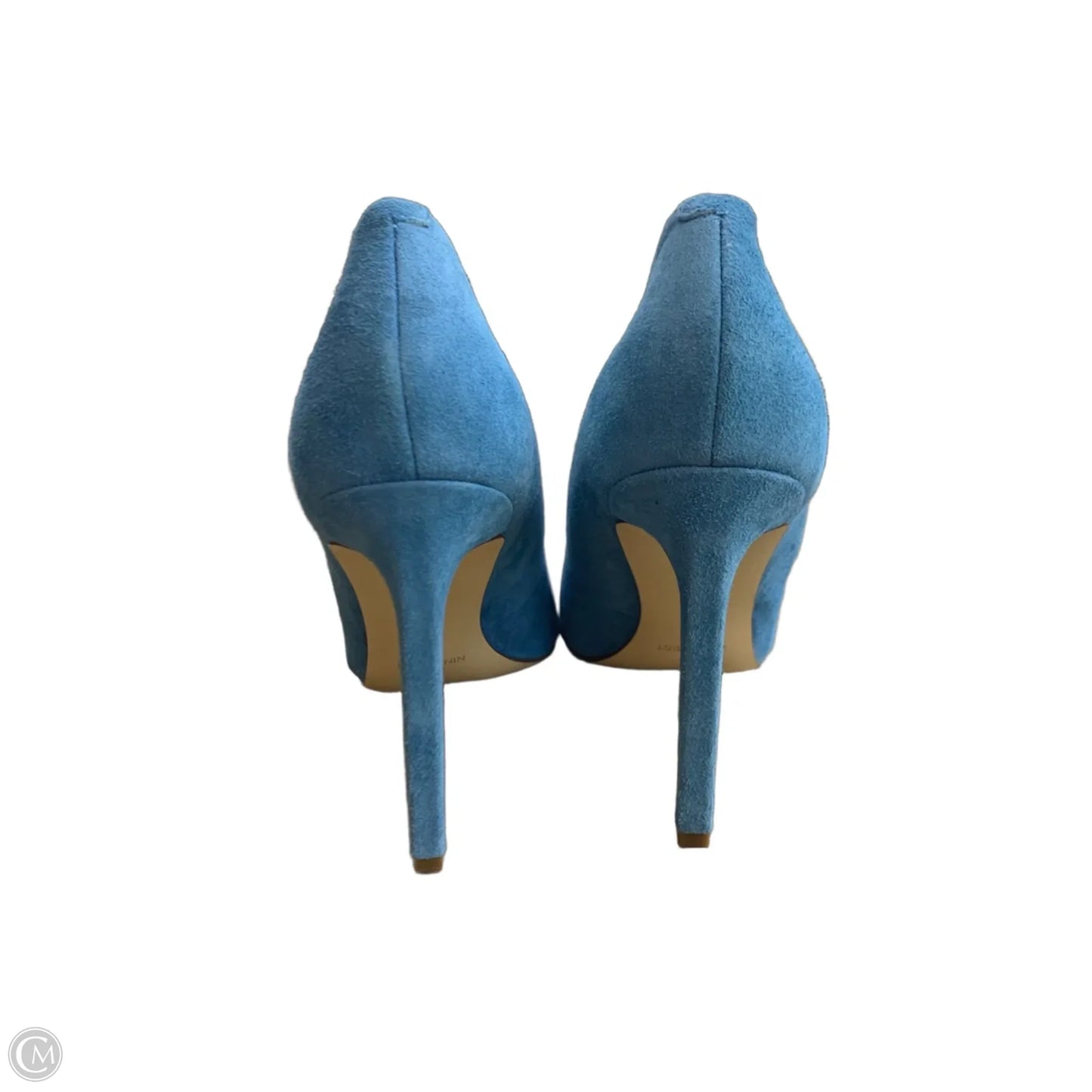Shoes Heels Stiletto By Nine West In Blue, Size: 8