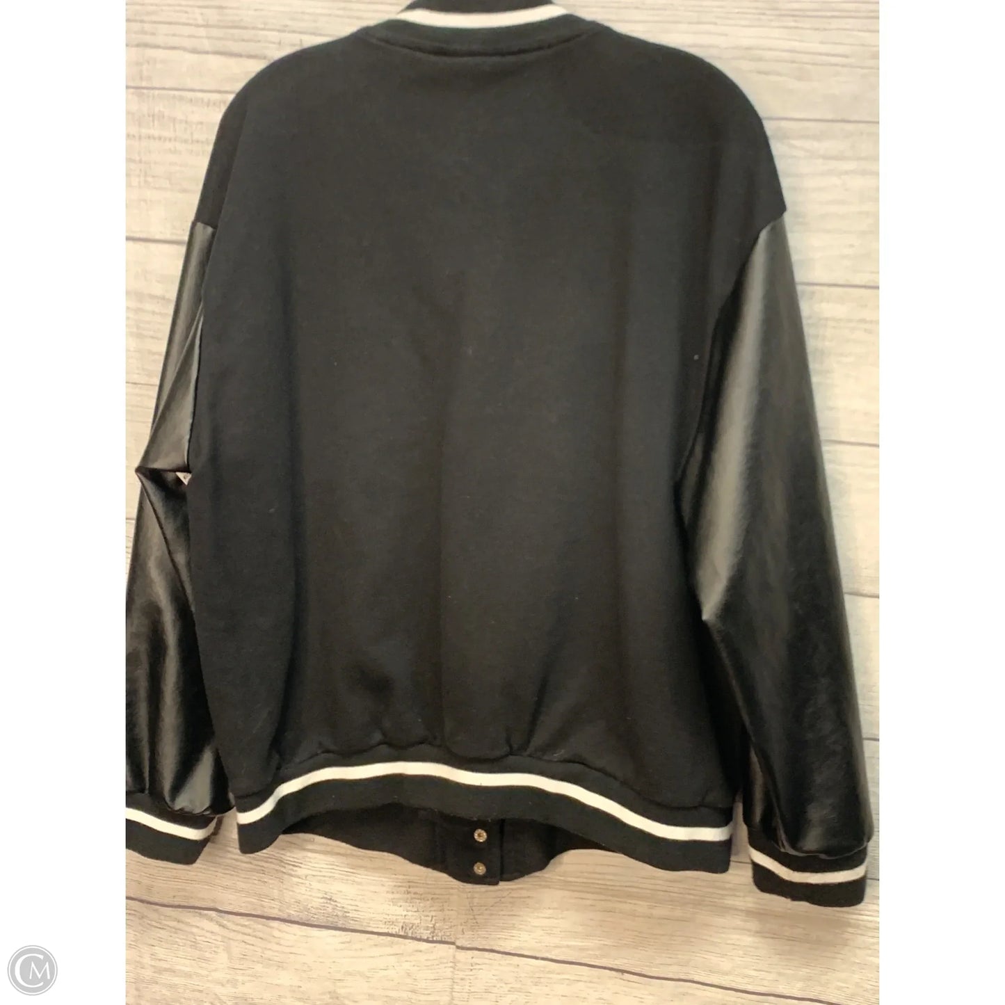 Jacket Moto By Shein In Black, Size: L