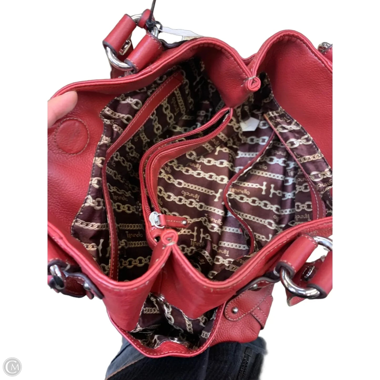 Handbag Leather By Tignanello  Purses, Size: Medium