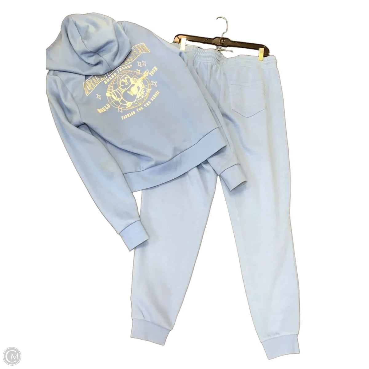 Athletic Pants 2pc By True Religion In Blue, Size: L