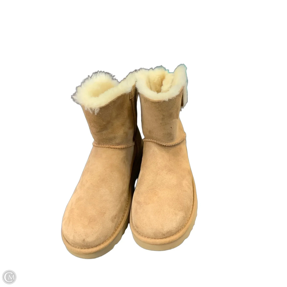 Boots Designer By Ugg In Brown, Size: 9