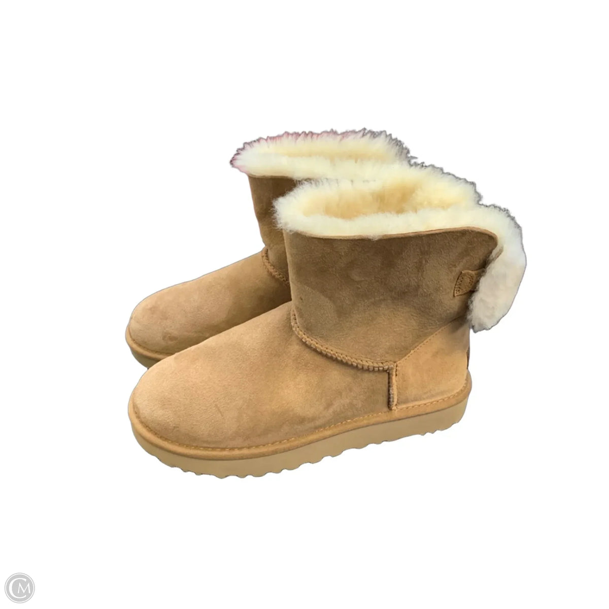 Boots Designer By Ugg In Brown, Size: 9
