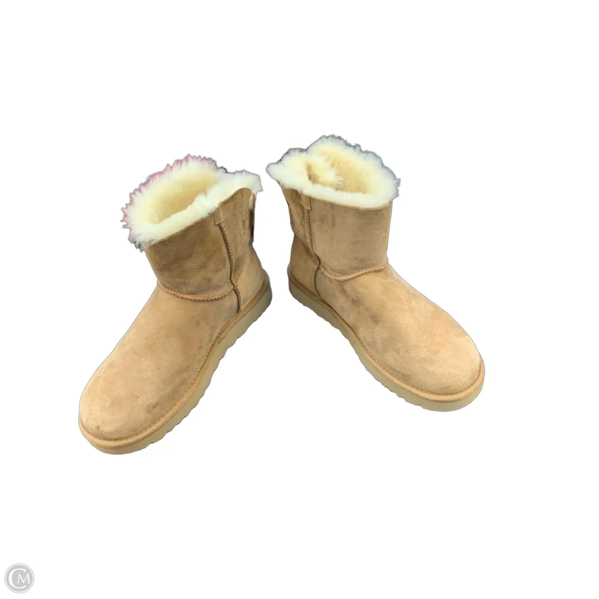 Boots Designer By Ugg In Brown, Size: 9