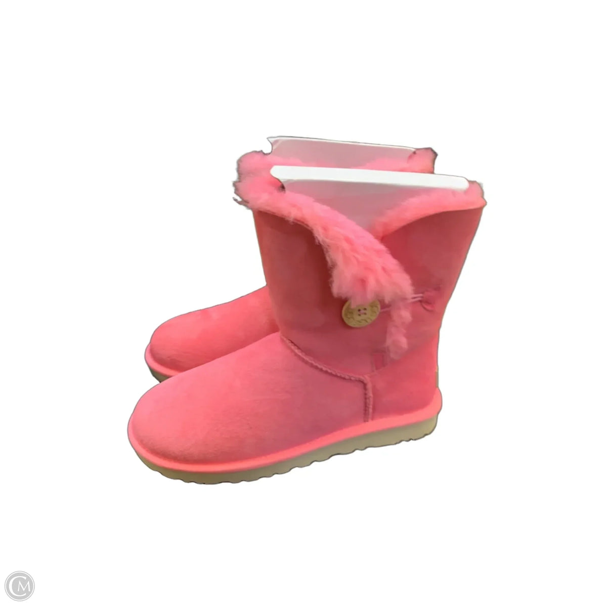 Boots Designer By Ugg In Pink, Size: 9
