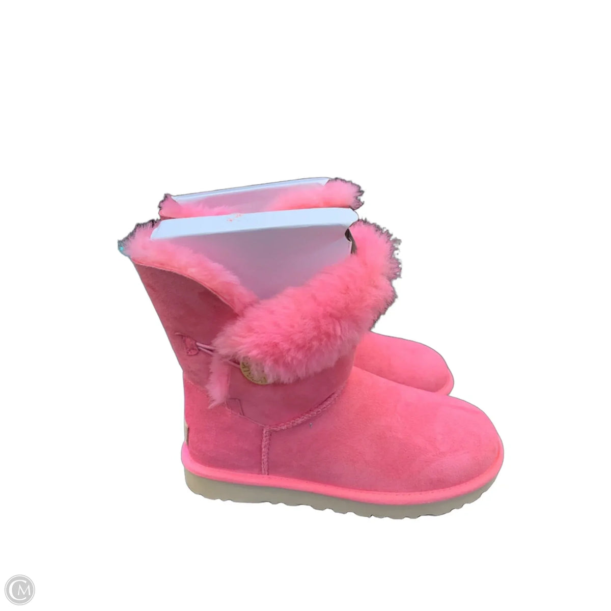 Boots Designer By Ugg In Pink, Size: 9