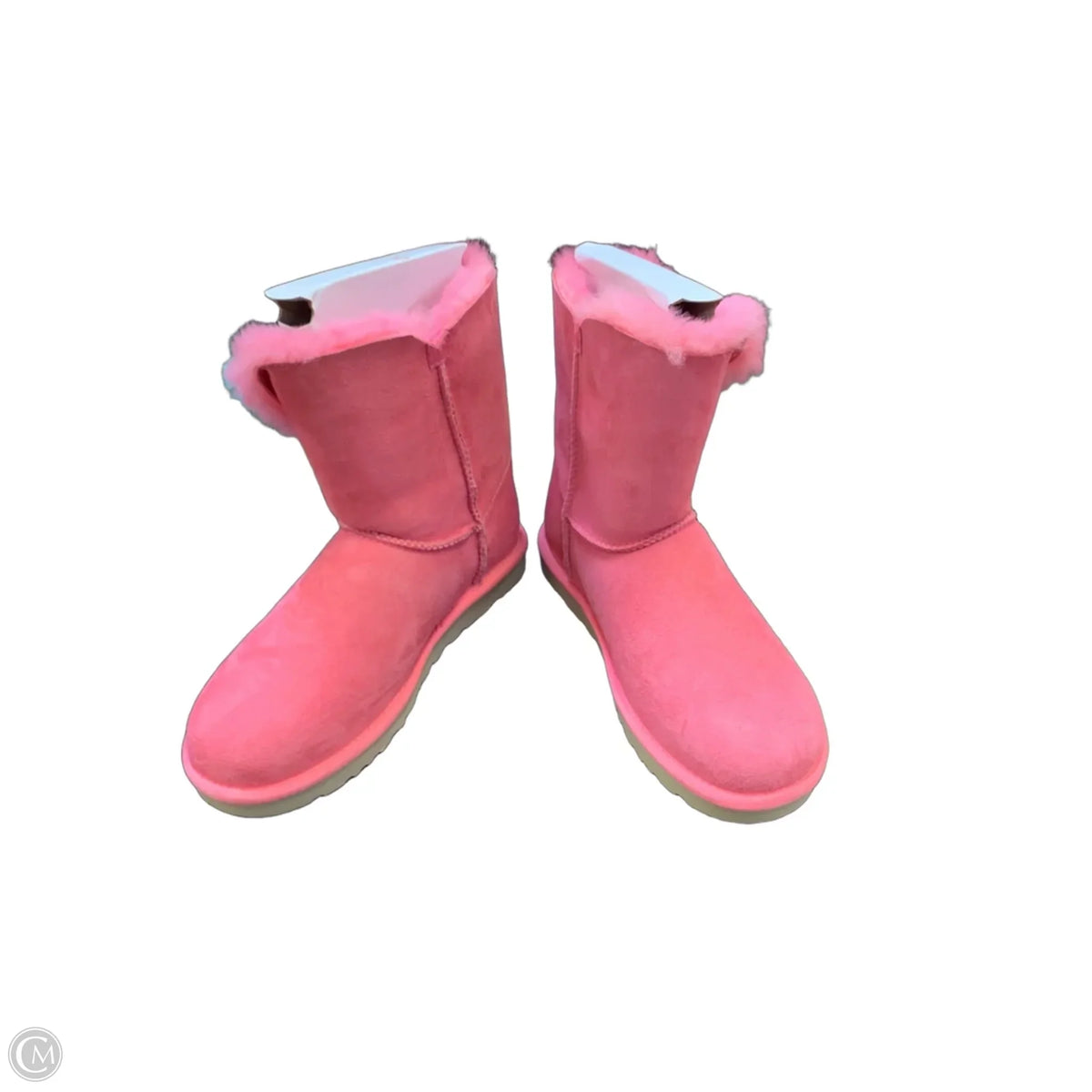 Boots Designer By Ugg In Pink, Size: 9