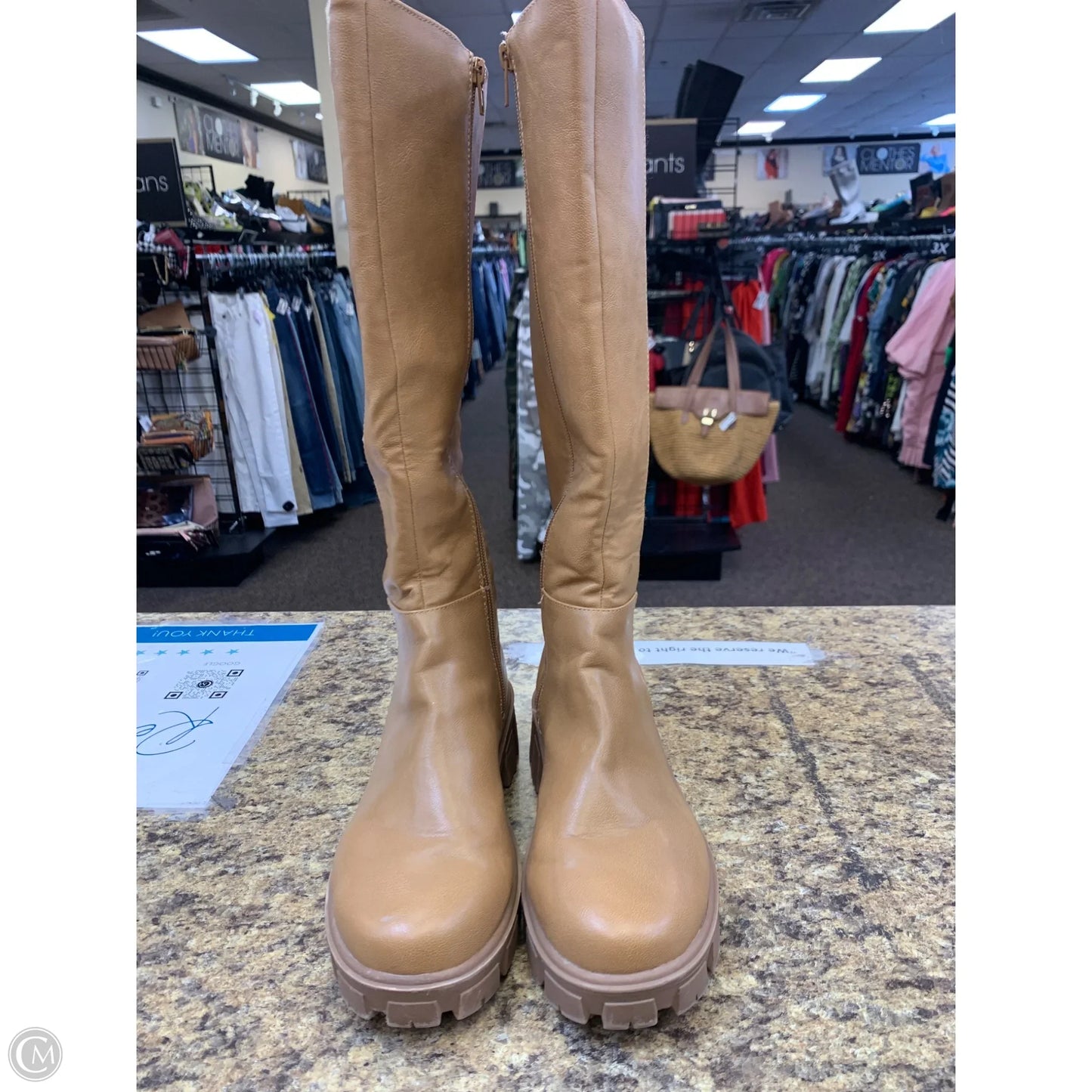 Boots Ankle Flats By Cmf In Leopard Print, Size: 8