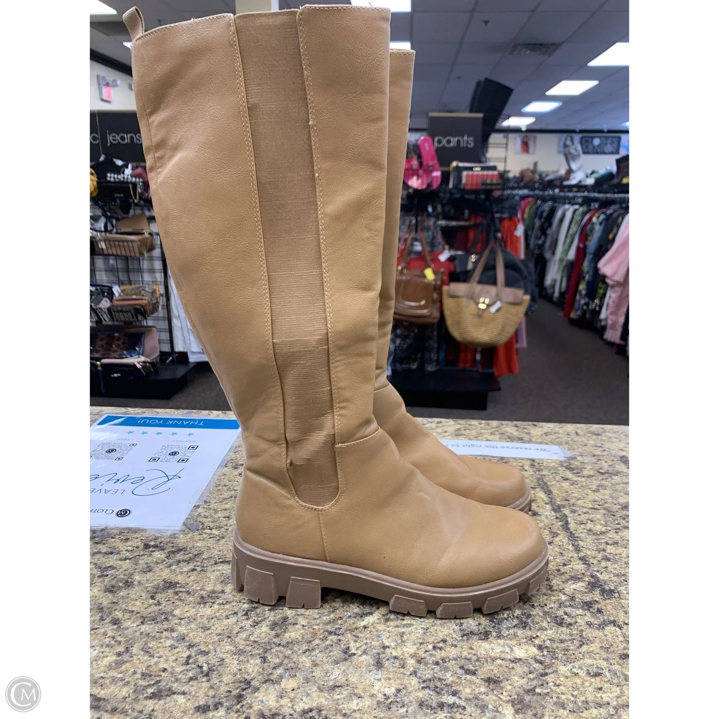 Boots Ankle Flats By Cmf In Leopard Print, Size: 8