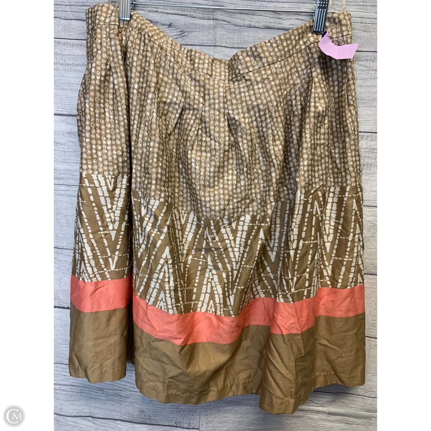 Skirt Midi By George In Tan, Size: 16