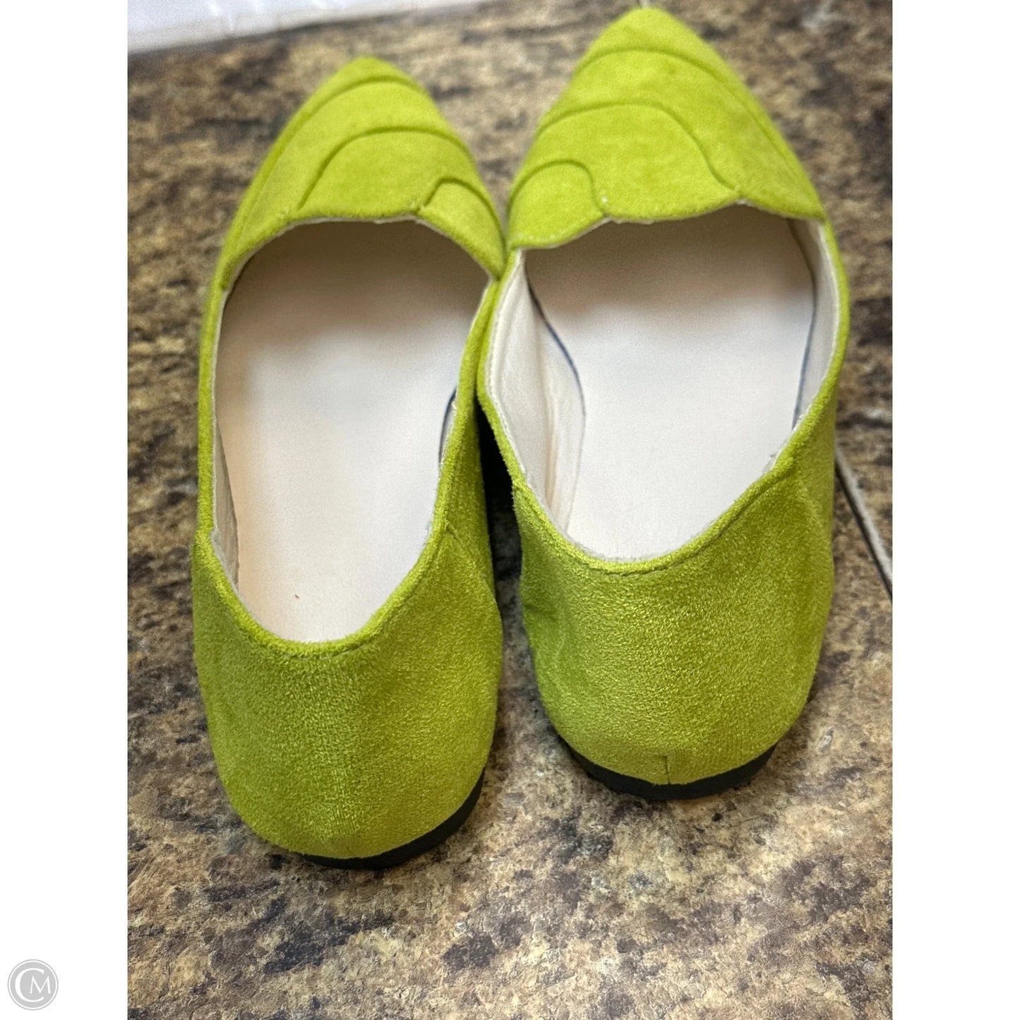 Shoes Flats By Cmf In Chartreuse, Size: 7