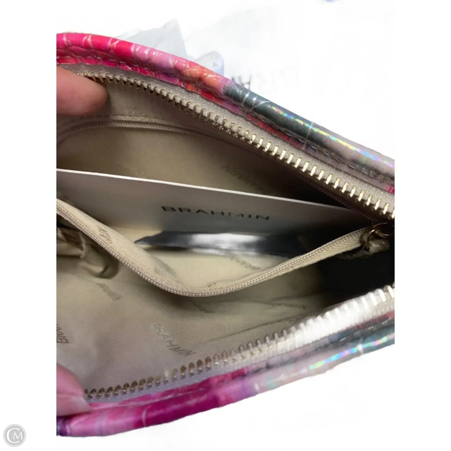 Handbag Designer By Brahmin, Size: Small