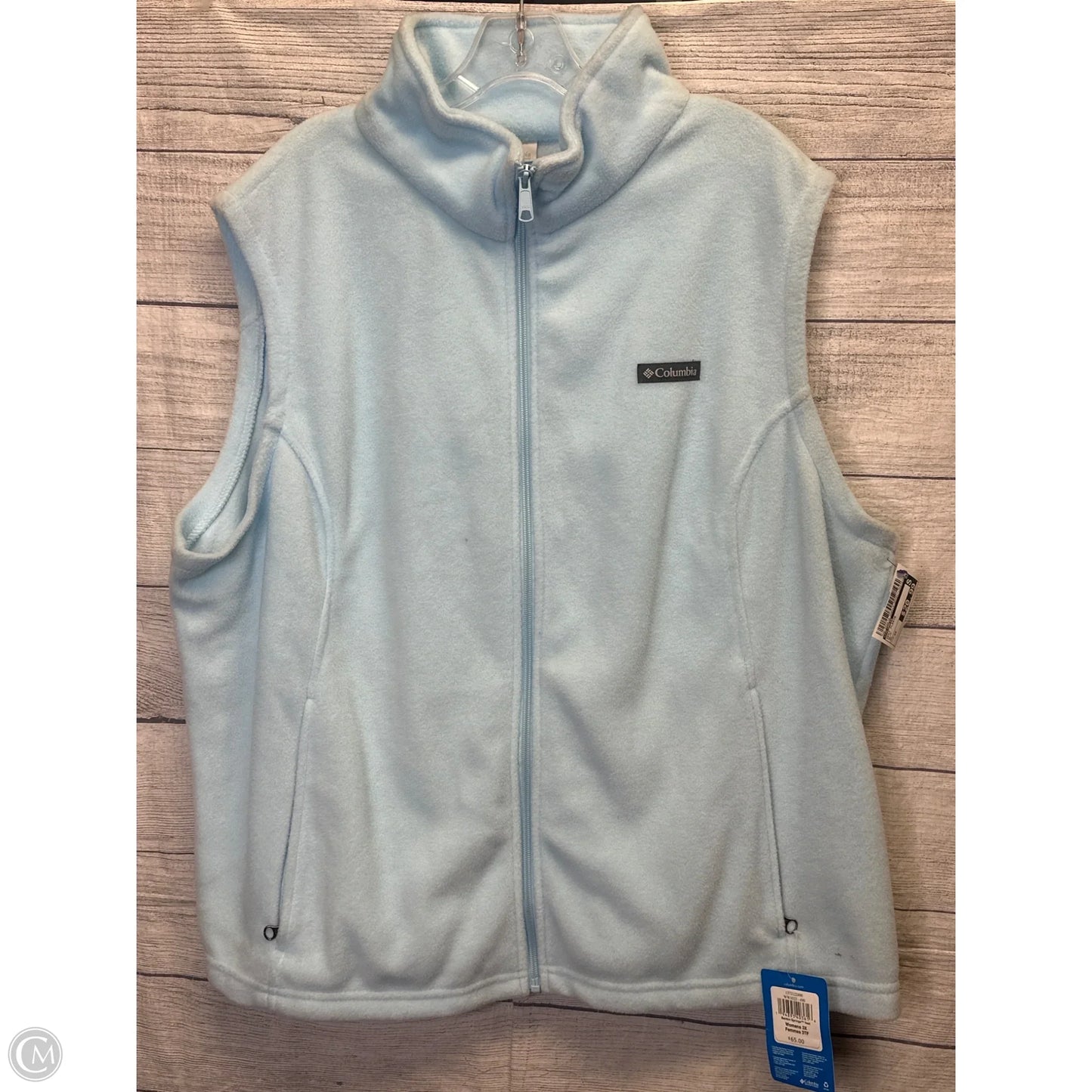 Vest Fleece By Columbia In Blue, Size: 3x