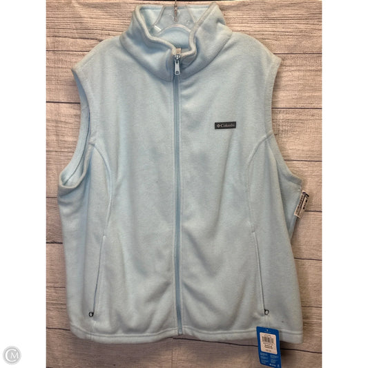 Vest Fleece By Columbia In Blue, Size: 3x