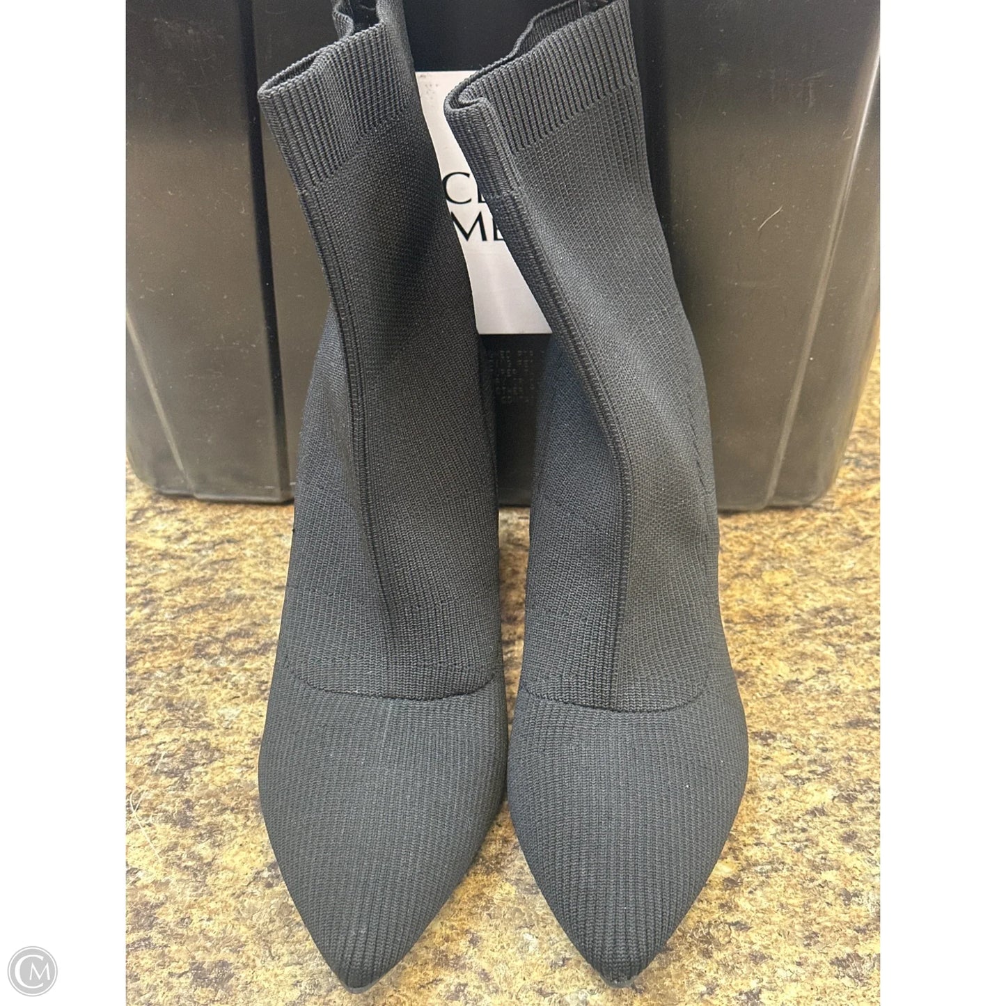 Boots Ankle Heels By Calvin Klein In Black, Size: 8