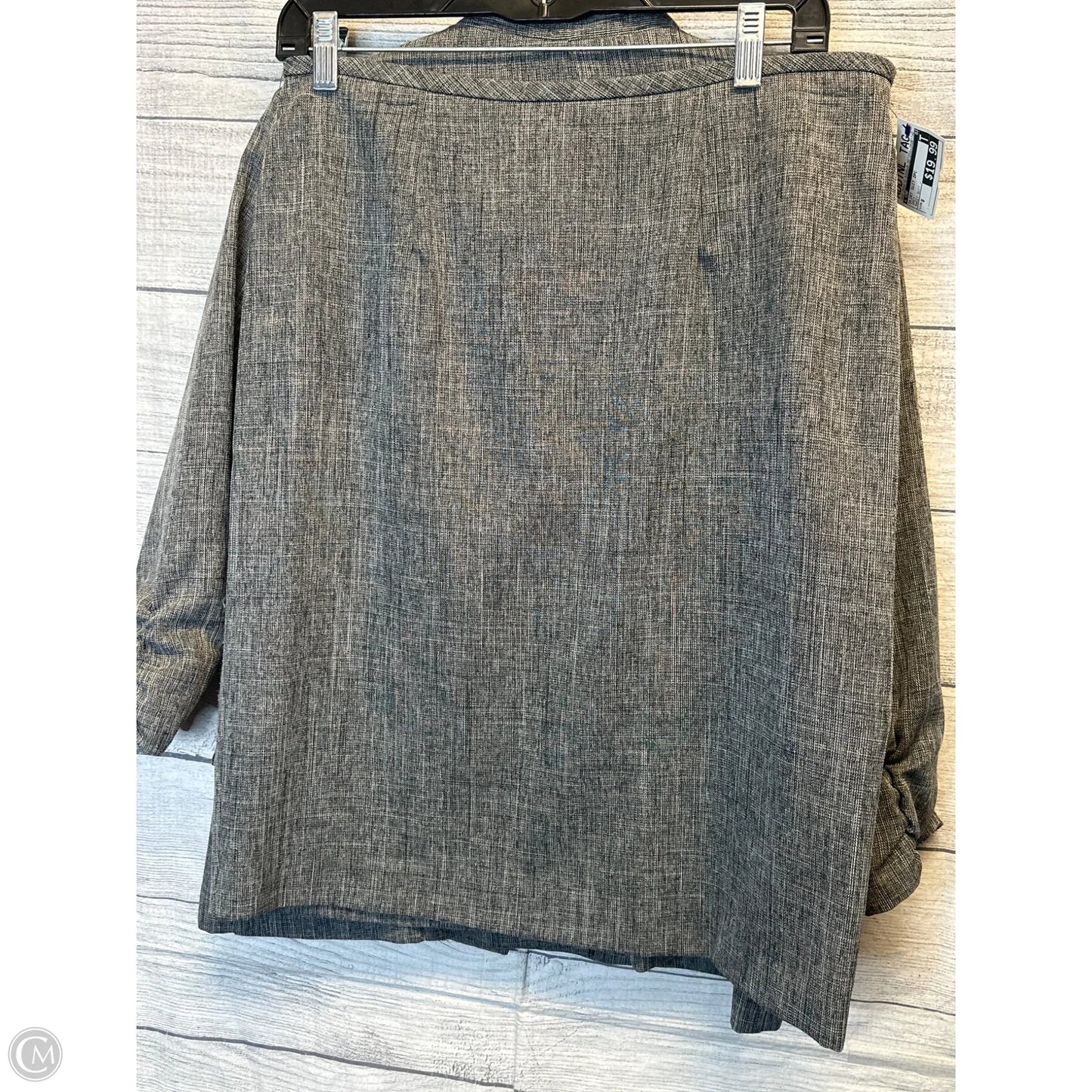 Skirt Suit 2pc By Cmf In Grey, Size: 8