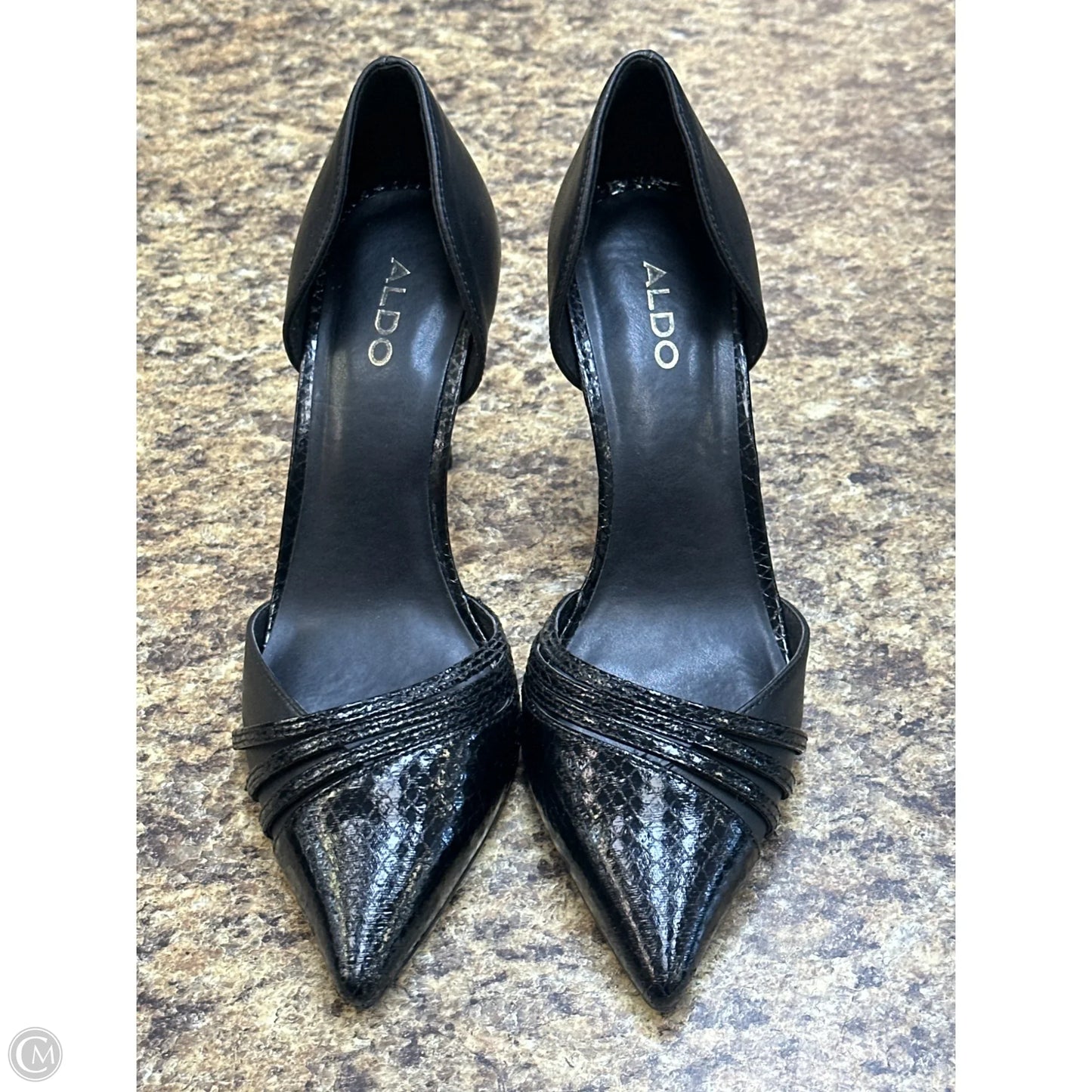 Shoes Heels Stiletto By Aldo In Black, Size: 7.5