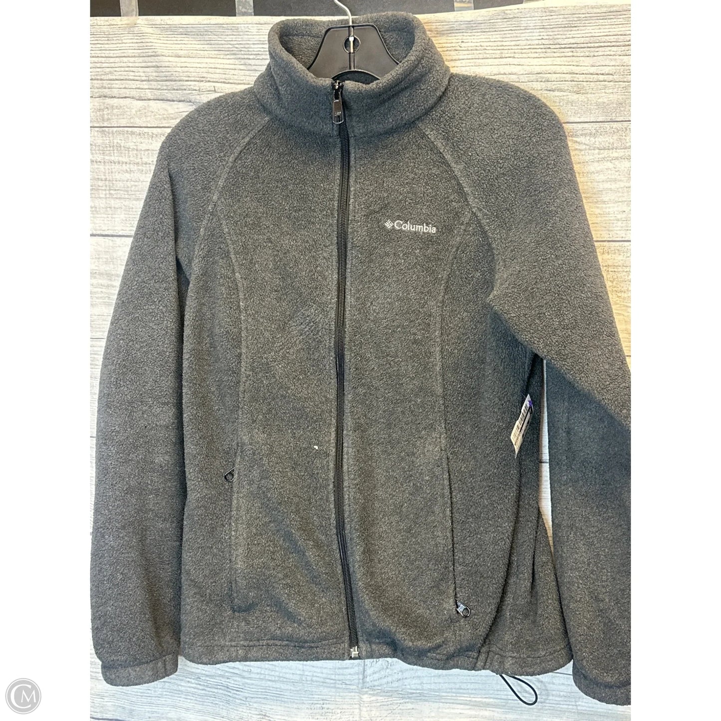 Jacket Fleece By Columbia In Grey, Size: S