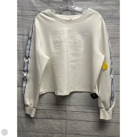 Sweatshirt Crewneck By Hunter In Ivory, Size: Xl