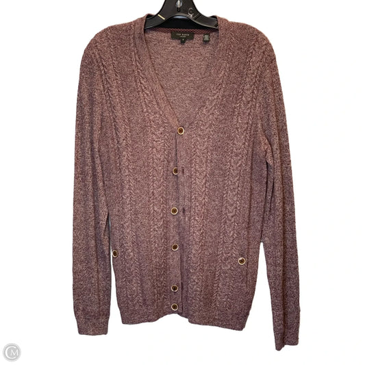 Cardigan By Ted Baker In Maroon, Size: 3x