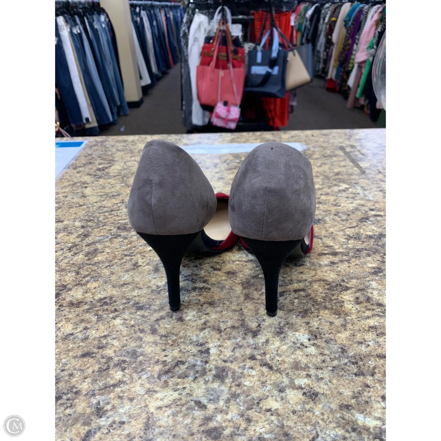 Shoes Heels Stiletto By Chinese Laundry In Red & Tan, Size: 8.5