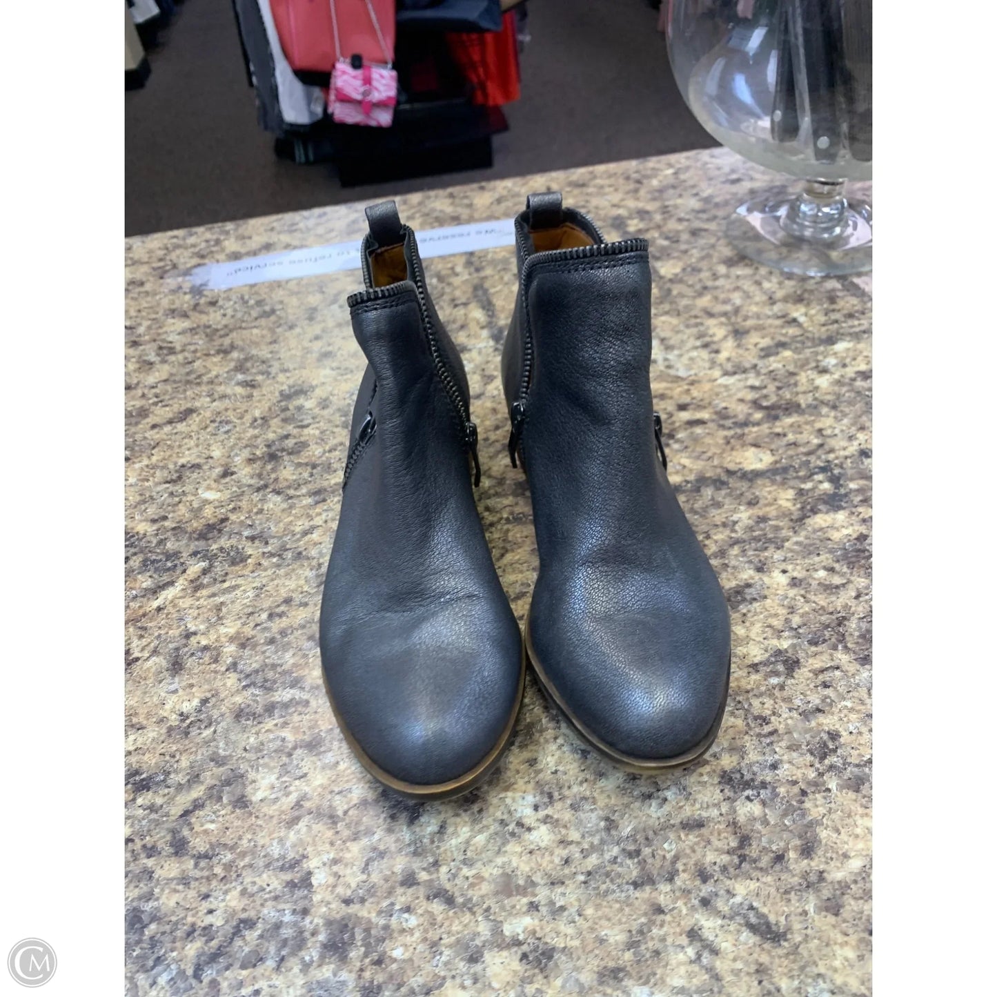 Boots Ankle Heels By Vince Camuto In Grey, Size: 6