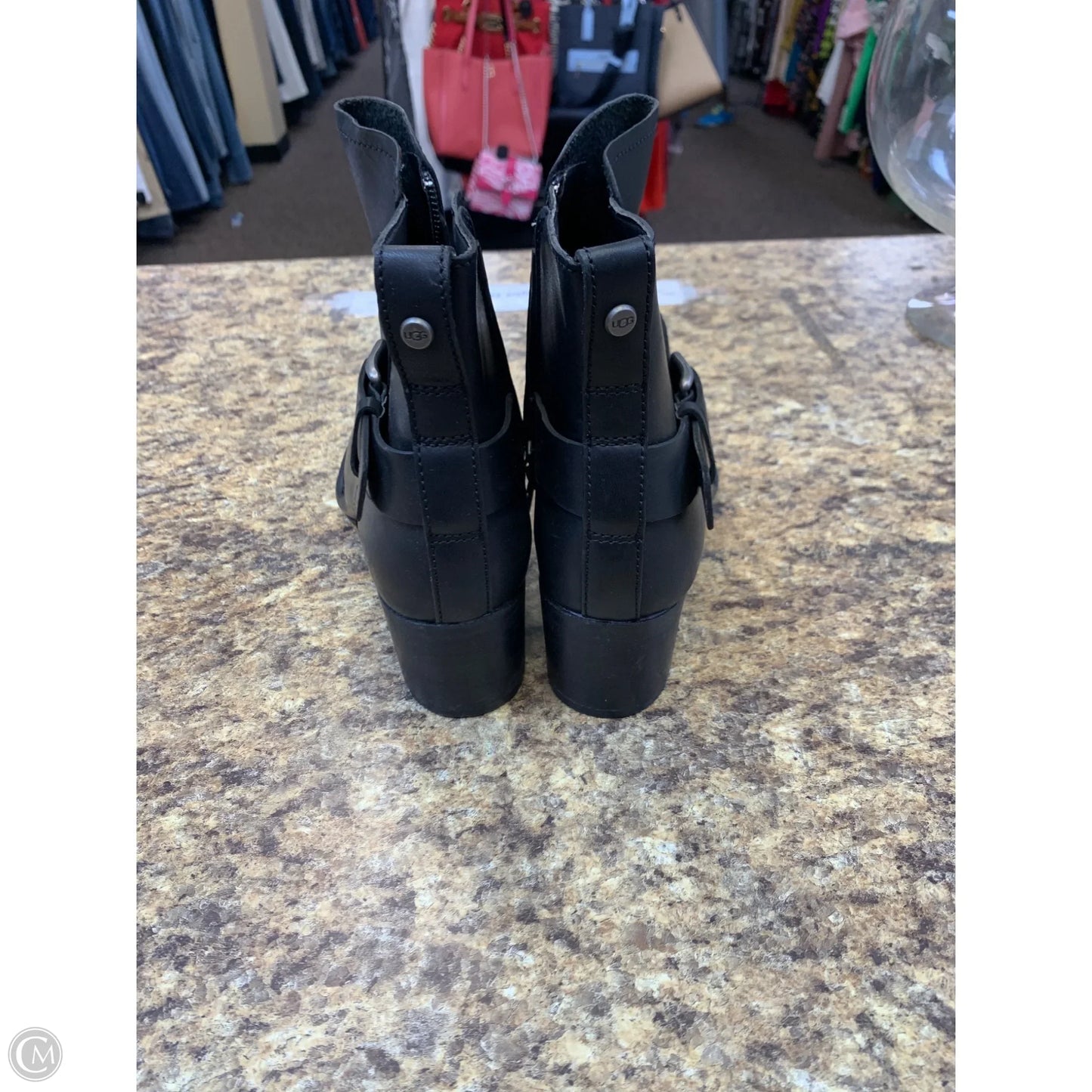 Boots Designer By Ugg In Black, Size: 7