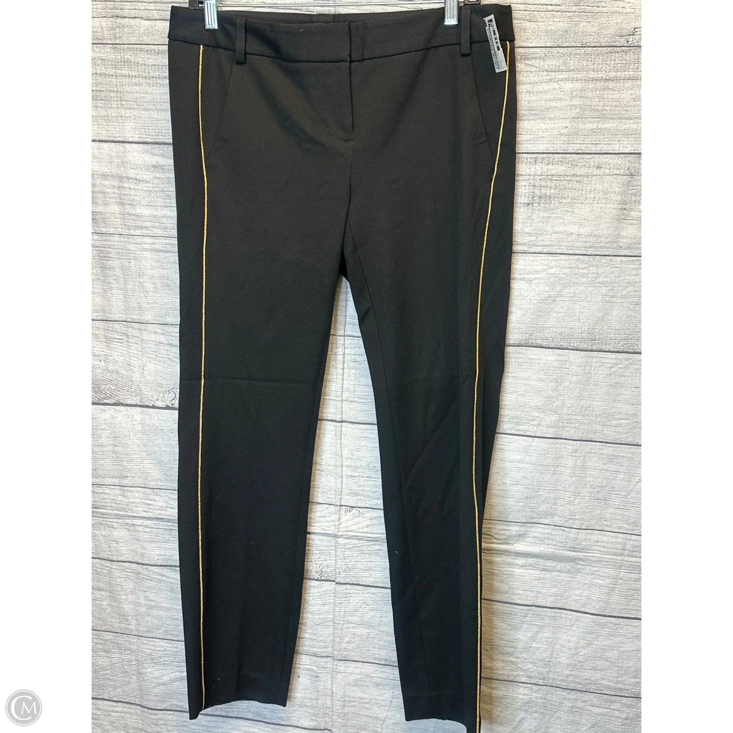 Pants Dress By Express In Black & Gold, Size: 6