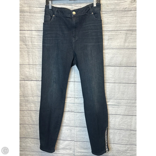 Jeans Straight By Avenue In Blue Denim, Size: 22