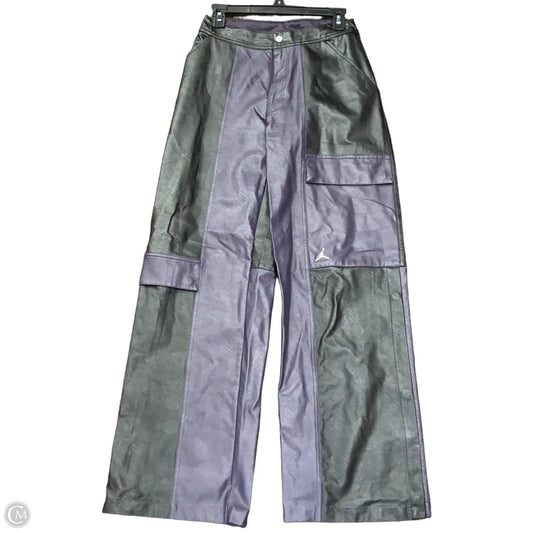 Pants Luxury Designer By Jordan In Black & Purple, Size: Xs