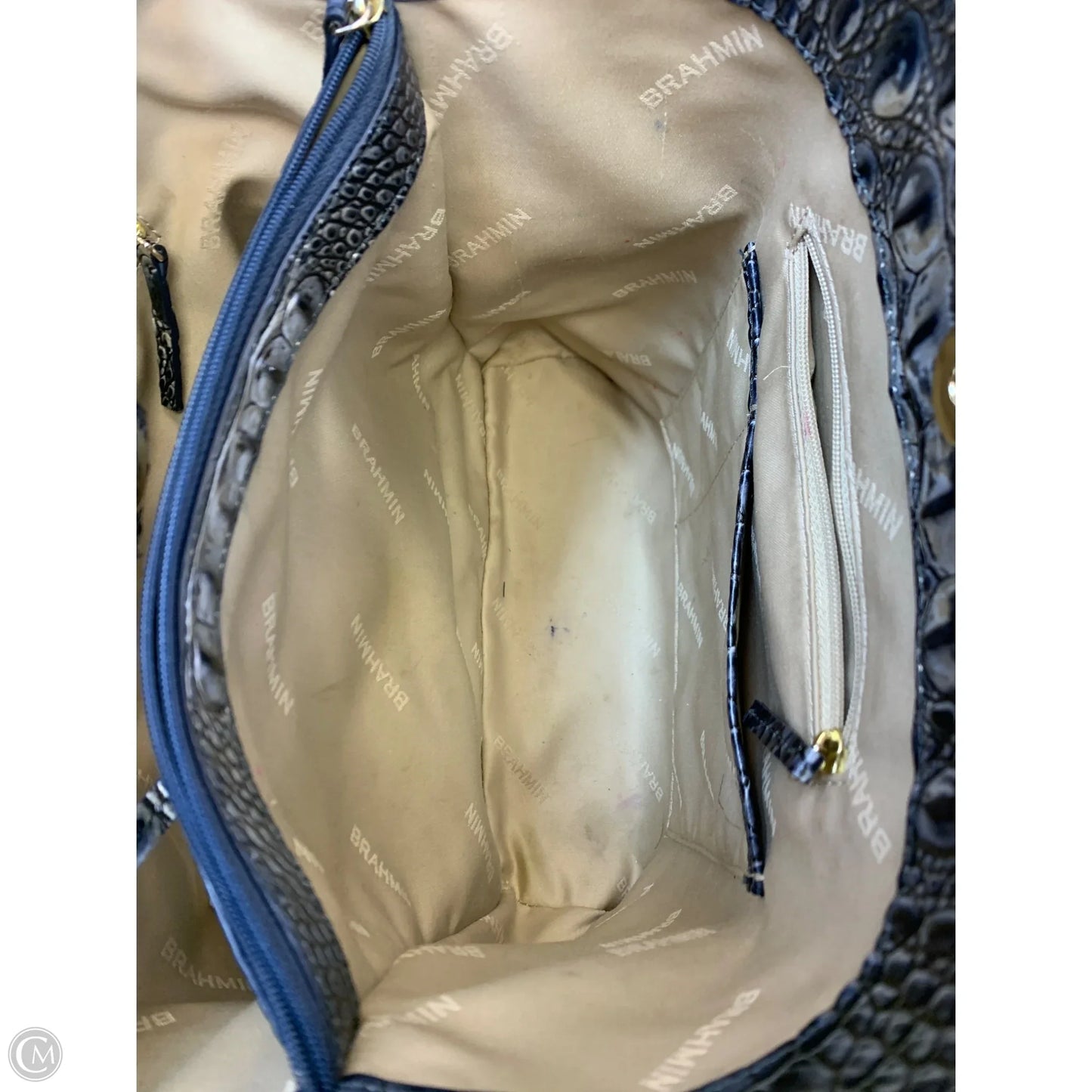 Handbag Designer By Brahmin, Size: Large