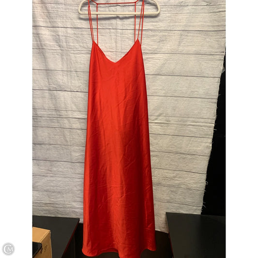 Dress Party Long By Boohoo Boutique In Red, Size: 18