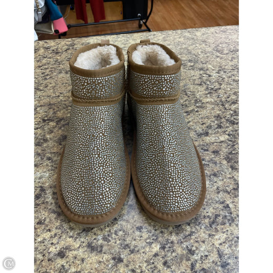 Boots Ankle Flats By Inc In Tan, Size: 11